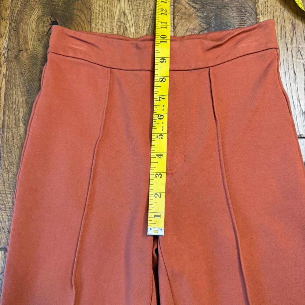 A New Day Women Kick Flare Soft Stretch Pants Pull On Size 2 Rust Orange - Picture 4 of 7